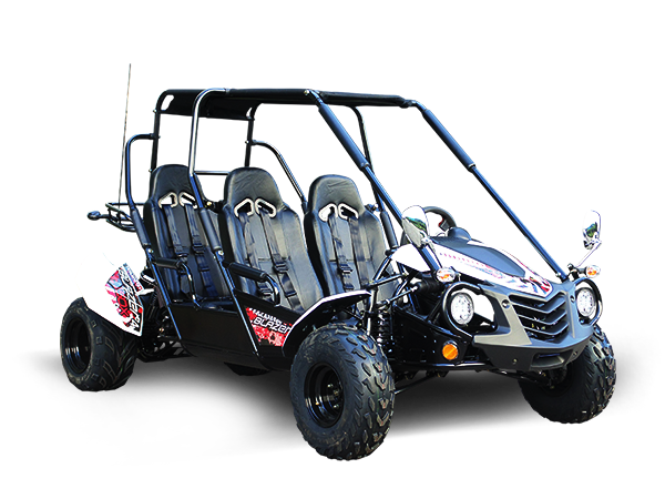 TrailMaster Blazer4 200EX EFI 4-Seater Buggy Go Kart, Extended Cab