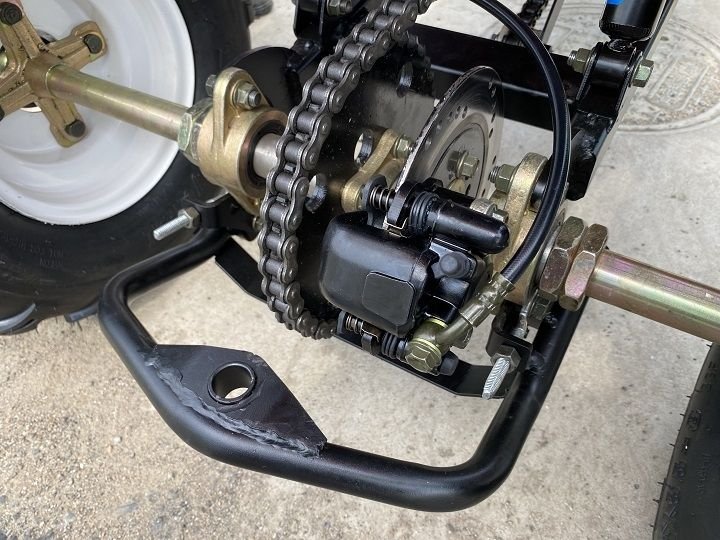 Kids Gas Mini Tractor, 125cc Engine with Electric Start, Automatic with Reverse, Ages 12 and up