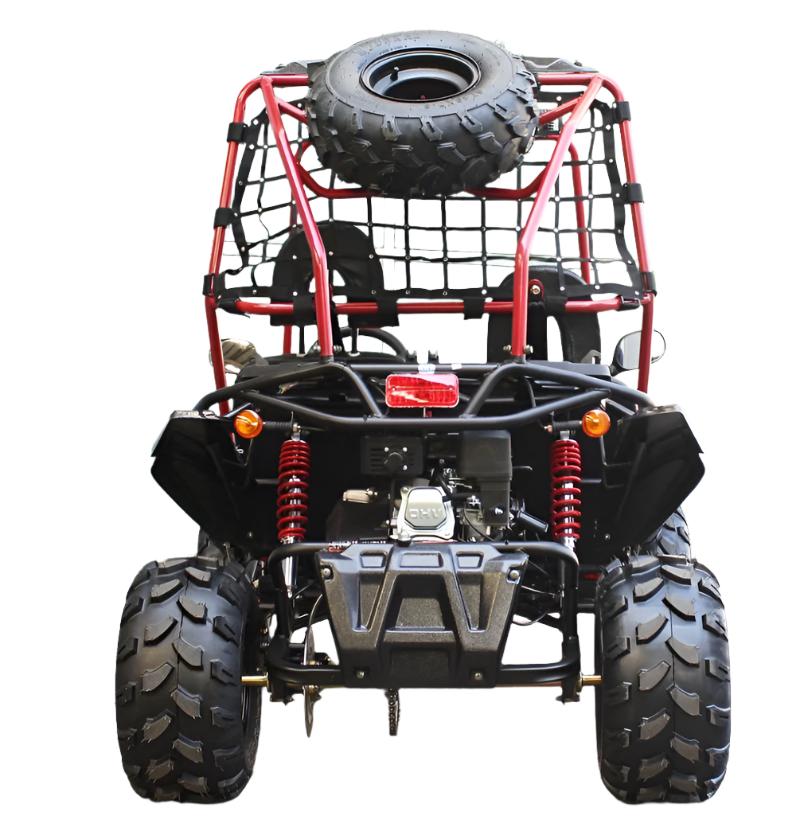 Pathfinder Mid-Size Kids Go Kart, 208cc 7.5hp Gas Engine, Electric Start, Torque Converter with Reverse, Ages 8 and up