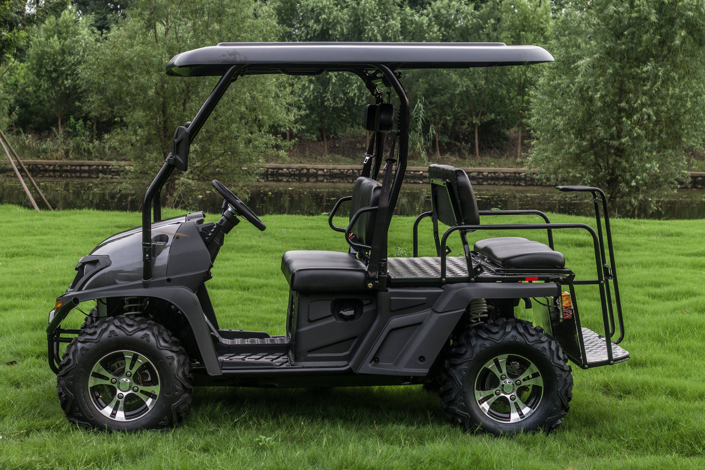 TrailMaster Taurus 450GX Gas Golf Cart, 26hp EFI Engine, 2x4/4x4 H/L Gear with Locking Differential