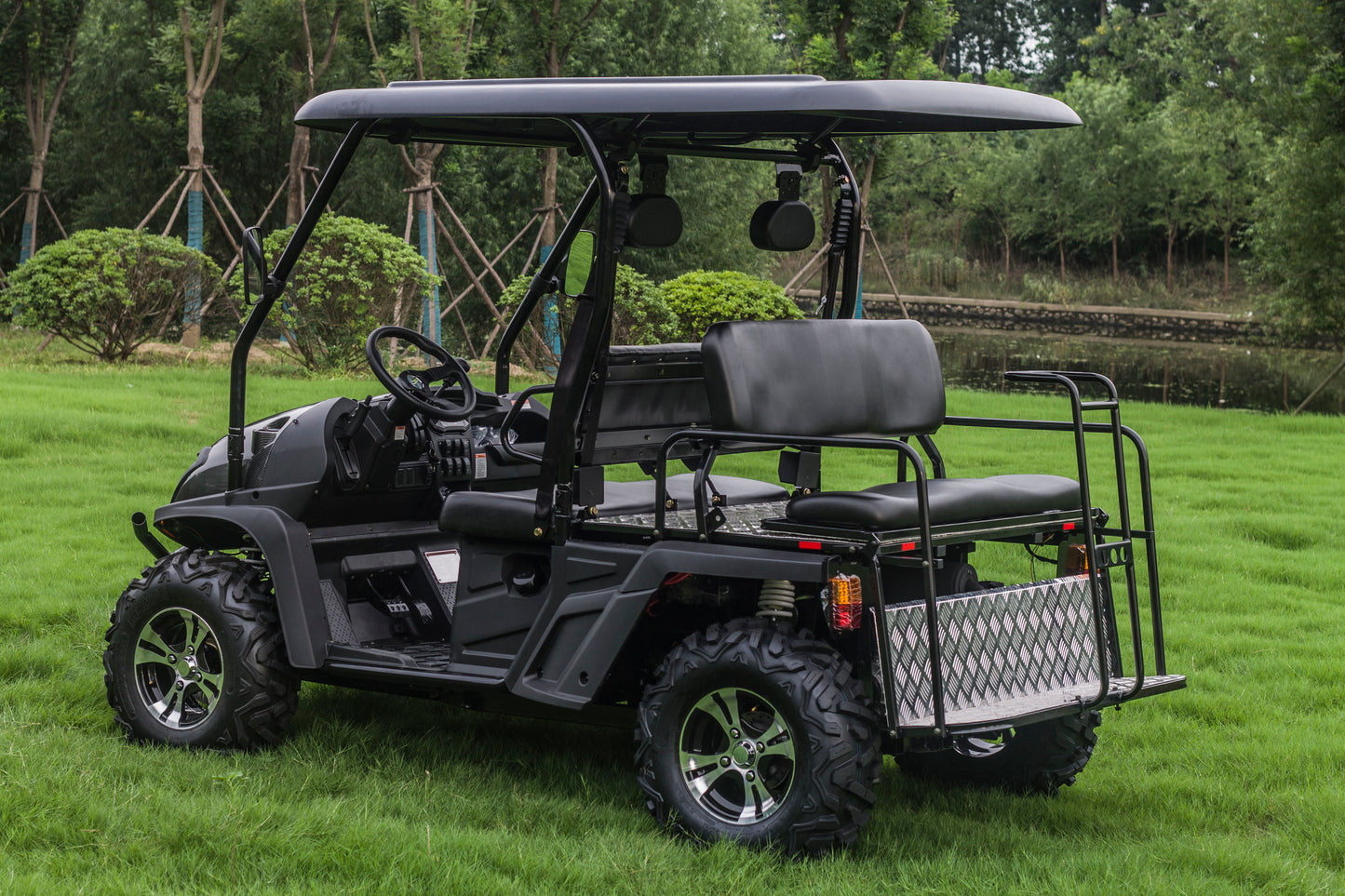 TrailMaster Taurus 450GX Gas Golf Cart, 26hp EFI Engine, 2x4/4x4 H/L Gear with Locking Differential