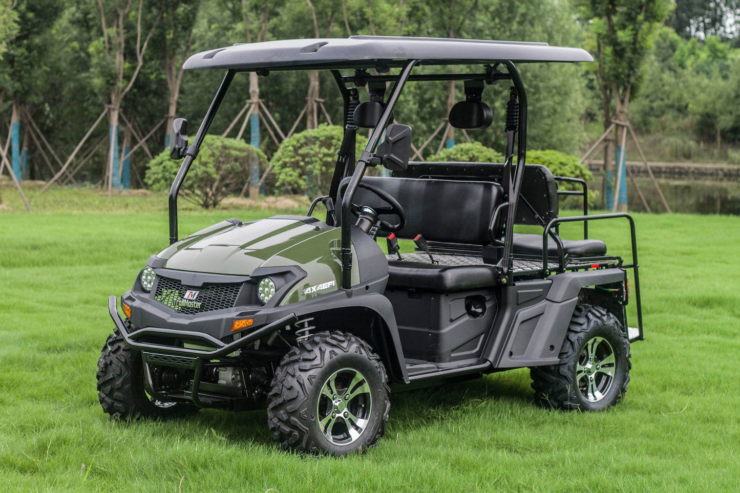 TrailMaster Taurus 450GX Gas Golf Cart, 26hp EFI Engine, 2x4/4x4 H/L Gear with Locking Differential