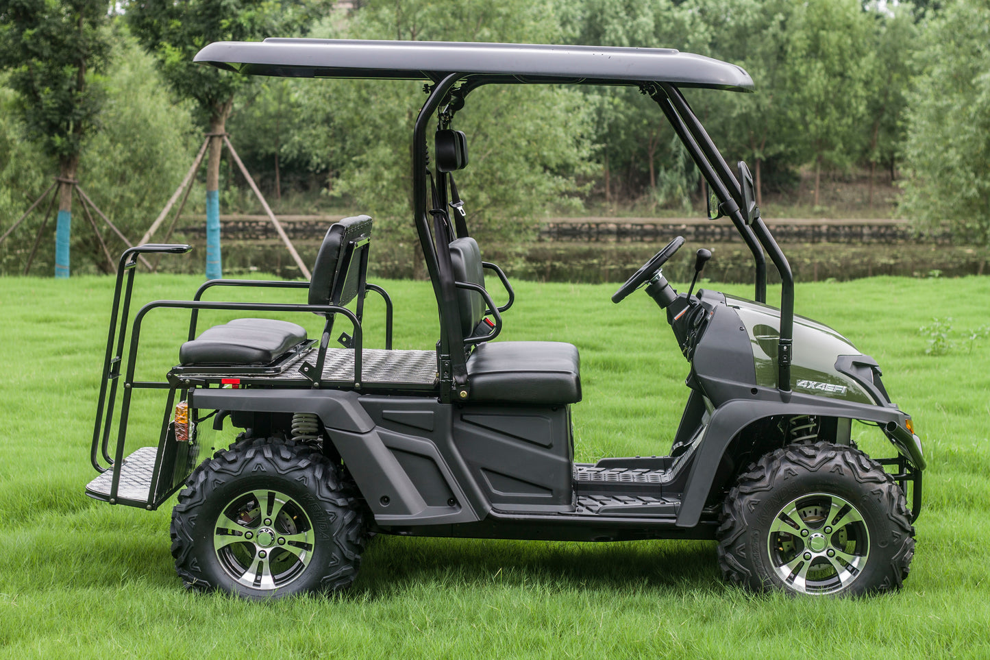 TrailMaster Taurus 450GX Gas Golf Cart, 26hp EFI Engine, 2x4/4x4 H/L Gear with Locking Differential