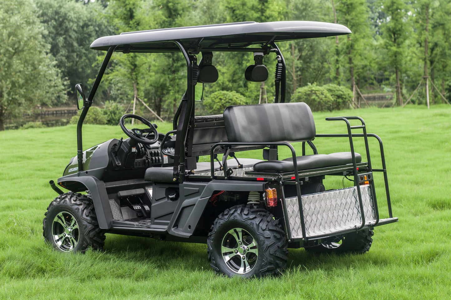 TrailMaster Taurus 450GX Gas Golf Cart, 26hp EFI Engine, 2x4/4x4 H/L Gear with Locking Differential