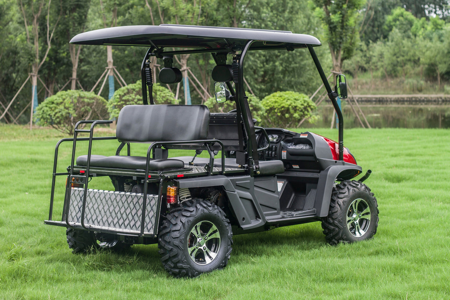 TrailMaster Taurus 450GX Gas Golf Cart, 26hp EFI Engine, 2x4/4x4 H/L Gear with Locking Differential