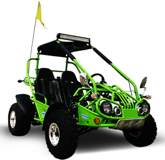 TrailMaster 200 XRX Deluxe Buggy Go Kart, Alloy Wheels, Lights, Turn Signals