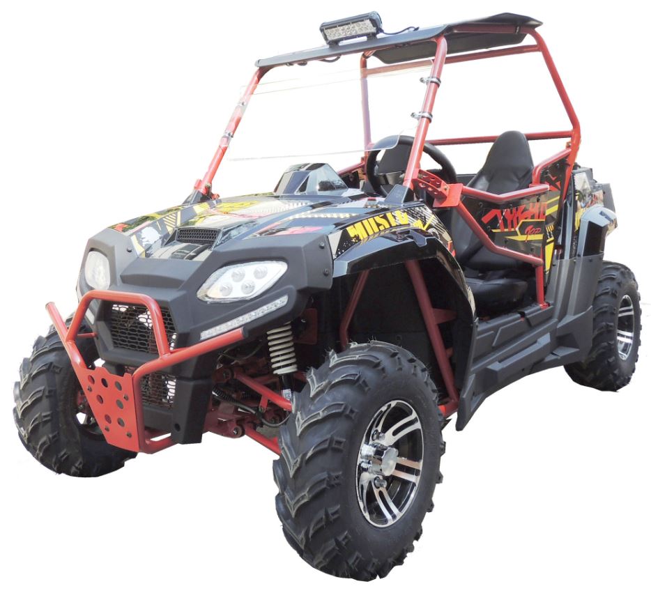 Apollo Blade 250 UTV Side-by-Side, Automatic with Reverse, Deluxe Alloy Wheels, Ages 16 and up