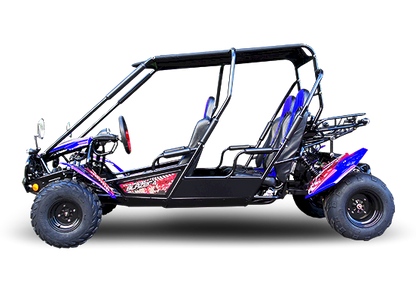TrailMaster Blazer4 200EX EFI 4-Seater Buggy Go Kart, Extended Cab