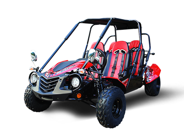 TrailMaster Blazer4 200EX EFI 4-Seater Buggy Go Kart, Extended Cab