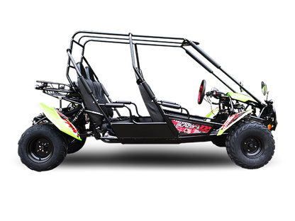 TrailMaster Blazer4 200EX EFI 4-Seater Buggy Go Kart, Extended Cab