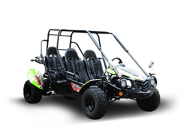 TrailMaster Blazer4 200EX EFI 4-Seater Buggy Go Kart, Extended Cab