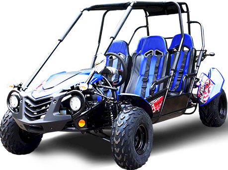 TrailMaster Blazer4 200EX EFI 4-Seater Buggy Go Kart, Extended Cab