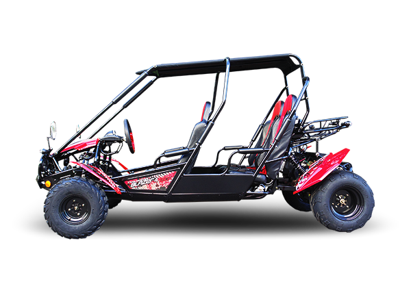 TrailMaster Blazer4 200EX EFI 4-Seater Buggy Go Kart, Extended Cab