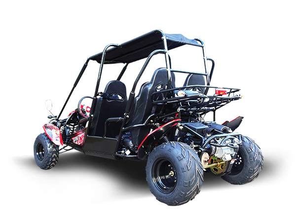 TrailMaster Blazer4 200EX EFI 4-Seater Buggy Go Kart, Extended Cab