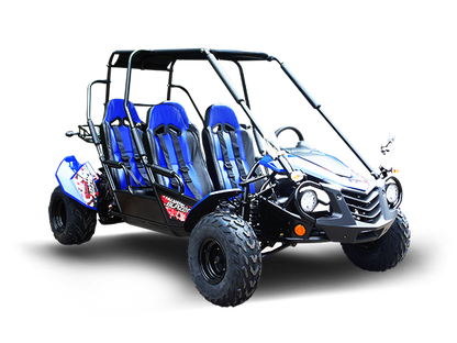 TrailMaster Blazer4 200EX EFI 4-Seater Buggy Go Kart, Extended Cab