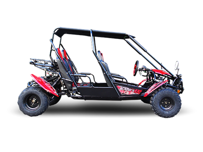 TrailMaster Blazer4 200EX EFI 4-Seater Buggy Go Kart, Extended Cab