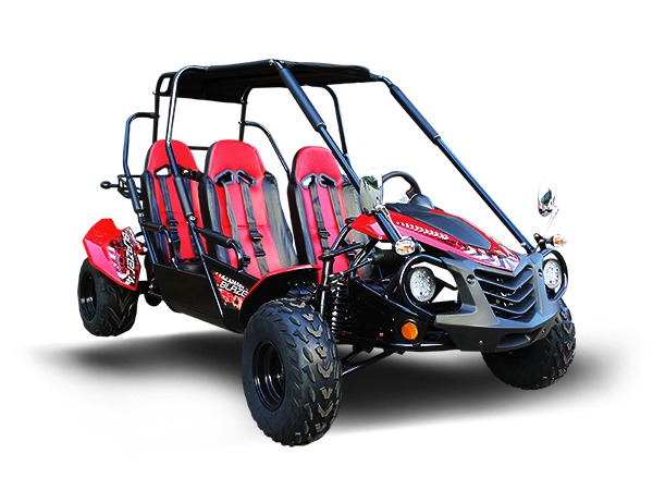 TrailMaster Blazer4 200EX EFI 4-Seater Buggy Go Kart, Extended Cab