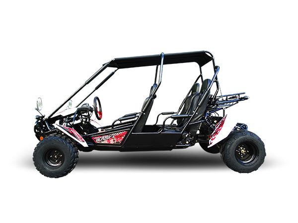 TrailMaster Blazer4 200EX EFI 4-Seater Buggy Go Kart, Extended Cab