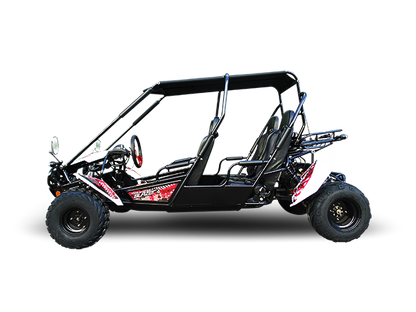 TrailMaster Blazer4 200EX EFI 4-Seater Buggy Go Kart, Extended Cab