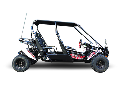 TrailMaster Blazer4 200EX EFI 4-Seater Buggy Go Kart, Extended Cab