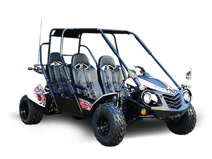 TrailMaster Blazer4 200EX EFI 4-Seater Buggy Go Kart, Extended Cab