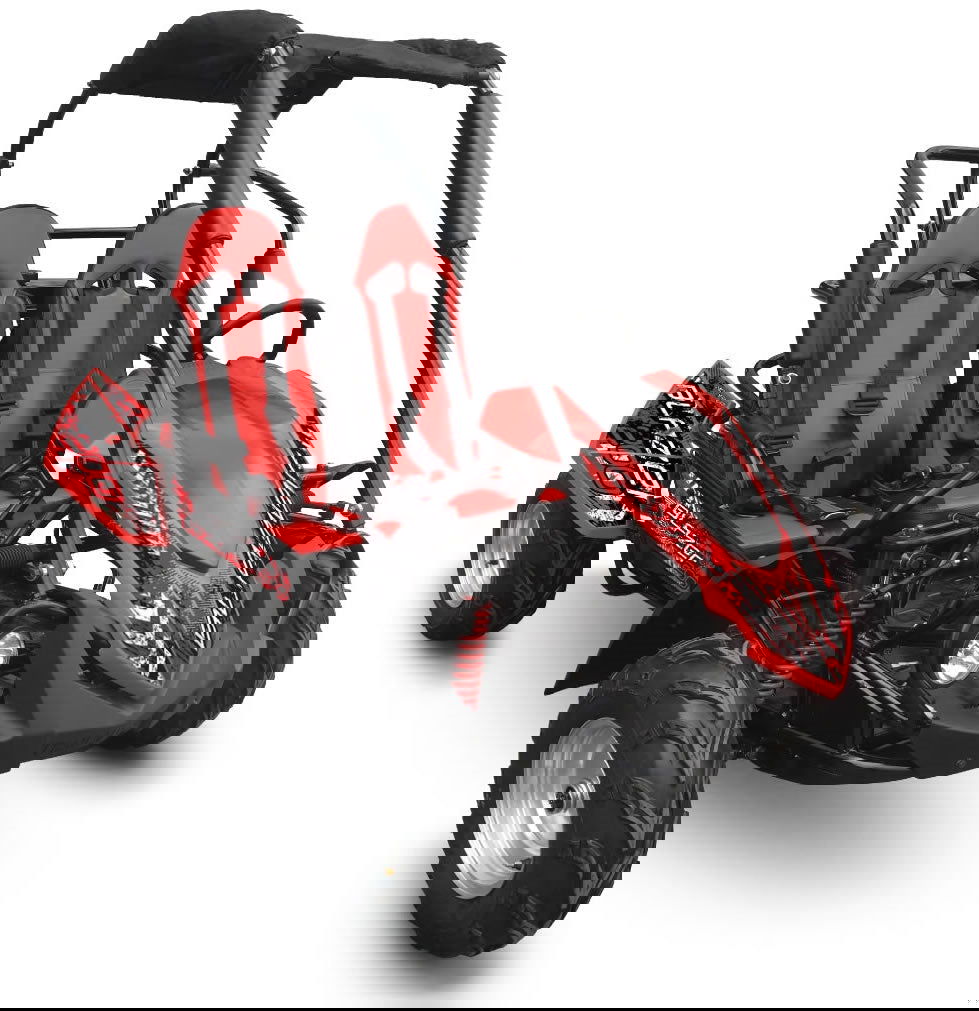 TrailMaster Blazer 200R MID-Size Go Kart, 7.5hp Torque Converter, Electric Start Reverse, Kids Ages 7-12