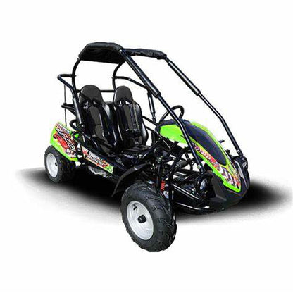 TrailMaster Blazer 200R MID-Size Go Kart, 7.5hp Torque Converter, Electric Start Reverse, Kids Ages 7-12