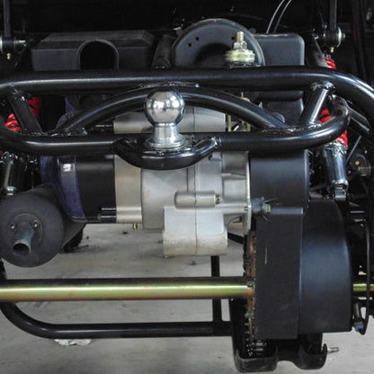 TrailMaster Challenger 200X Go Kart UTV Side by Side, with Alloy Wheels, Windshield and LED Light Bar