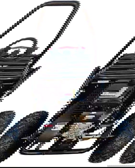 TrailMaster Cheetah 3 Kids Mini Go Kart, 80cc gas engine, seat belt, Kids Ages 4-9