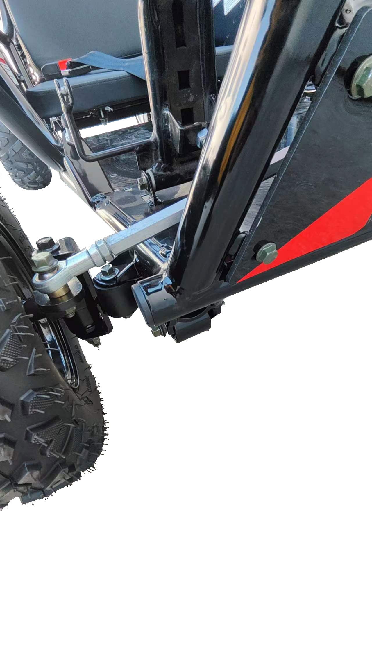 TrailMaster Cheetah 3 Kids Mini Go Kart, 80cc gas engine, seat belt, Kids Ages 4-9