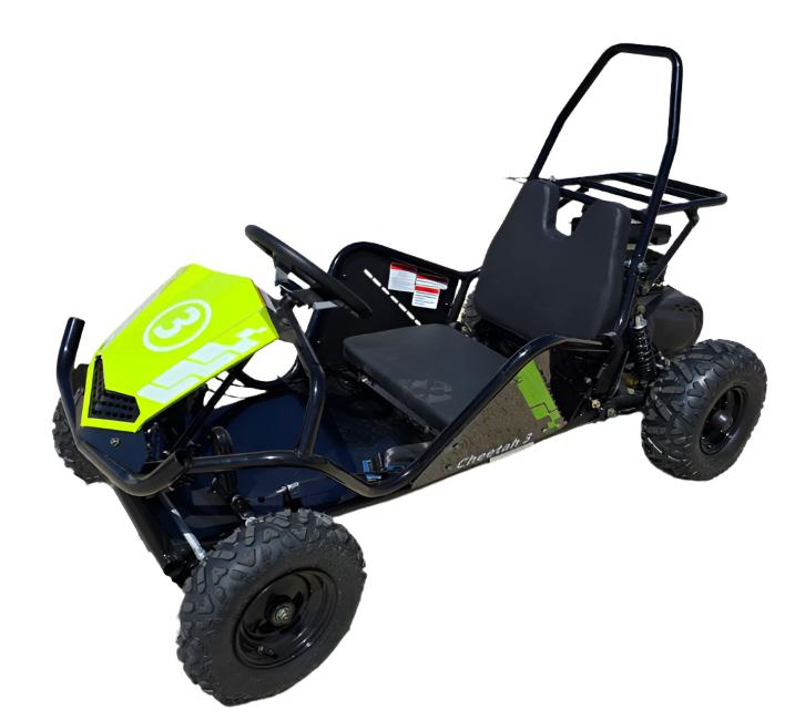 TrailMaster Cheetah i3 Kids Electric Mini Go Kart, 3-Speed settings, with Reverse, Kids Ages 4-9