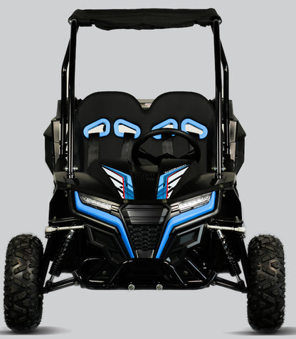 TrailMaster Cheetah-6 Go Kart, 5.5hp Electric Start, Remote Start/Kill with Reverse, Kids Ages 4-9