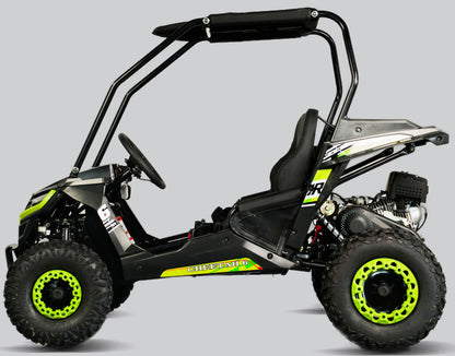 TrailMaster Cheetah-6 Go Kart, 5.5hp Electric Start, Remote Start/Kill with Reverse, Kids Ages 4-9