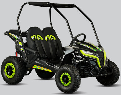 TrailMaster Cheetah-6 Go Kart, 5.5hp Electric Start, Remote Start/Kill with Reverse, Kids Ages 4-9