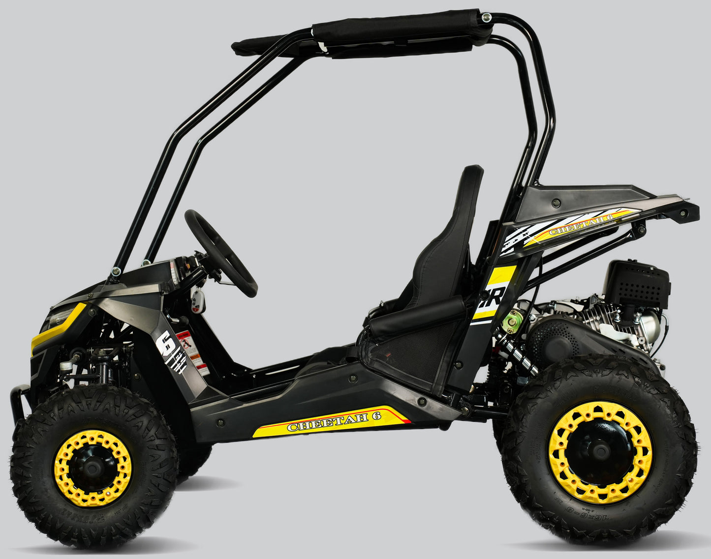 TrailMaster Cheetah-6 Go Kart, 5.5hp Electric Start, Remote Start/Kill with Reverse, Kids Ages 4-9