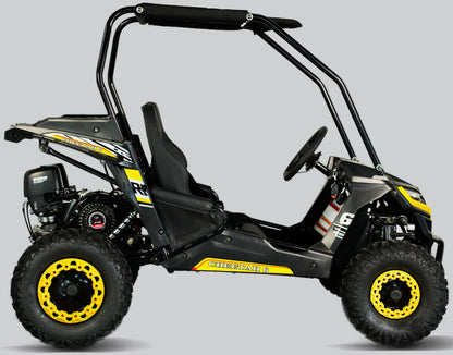 TrailMaster Cheetah-6 Go Kart, 5.5hp Electric Start, Remote Start/Kill with Reverse, Kids Ages 4-9