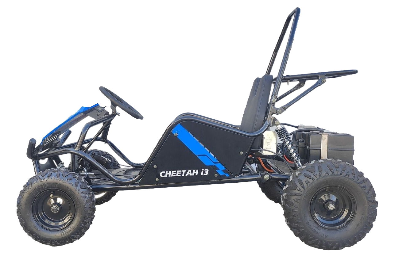 TrailMaster Cheetah i3 Kids Electric Mini Go Kart, 3-Speed settings, with Reverse, Kids Ages 4-9
