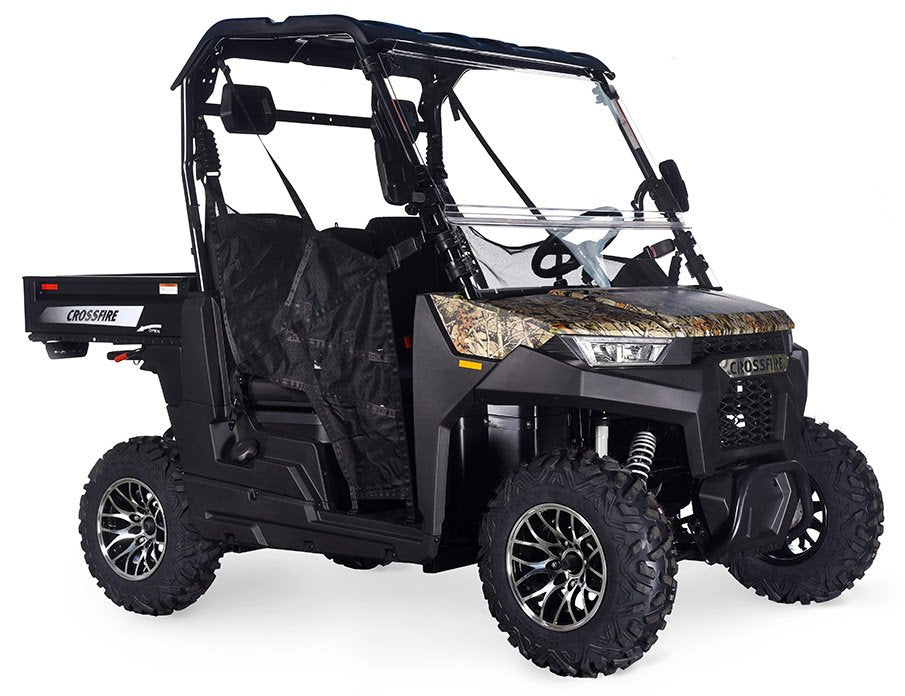 Crossfire LH200 EFI UTV Side-by-Side, Automatic with Reverse, Deluxe Alloy Wheels, Dump Bed, Windshield Included