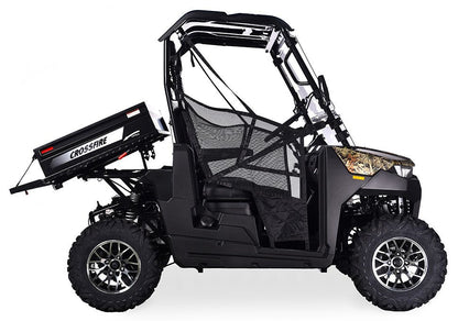 Crossfire LH200 EFI UTV Side-by-Side, Automatic with Reverse, Deluxe Alloy Wheels, Dump Bed, Windshield Included