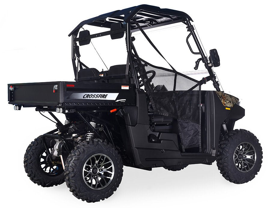 Crossfire LH200 EFI UTV Side-by-Side, Automatic with Reverse, Deluxe Alloy Wheels, Dump Bed, Windshield Included
