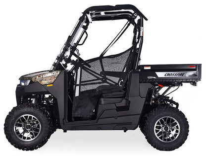 Crossfire LH200 EFI UTV Side-by-Side, Automatic with Reverse, Deluxe Alloy Wheels, Dump Bed, Windshield Included