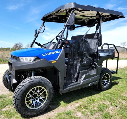 Crossfire LH200 Gas Golf Cart, Electronic Fuel Injection, Automatic with Reverse, Deluxe Alloy Wheels
