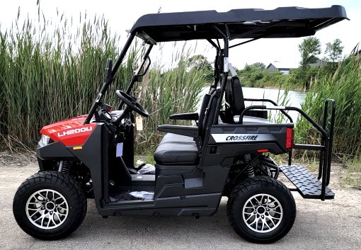 Crossfire LH200 Gas Golf Cart, Electronic Fuel Injection, Automatic with Reverse, Deluxe Alloy Wheels