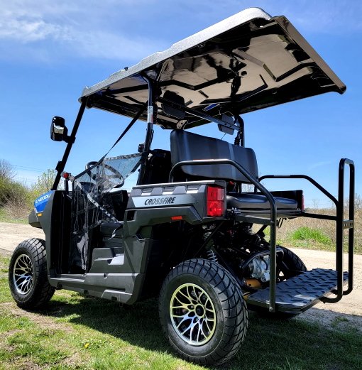 Crossfire LH200 Gas Golf Cart, Electronic Fuel Injection, Automatic with Reverse, Deluxe Alloy Wheels