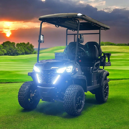 Dynamic GT4 Lithium Golf Cart, 48V AC 5KW Motor, 14-inch Aluminum Alloy Blackout Wheels
