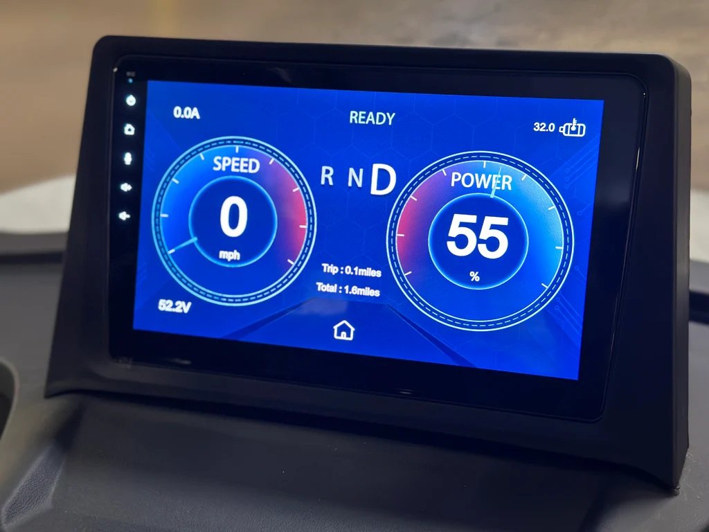 Dynamic GT4 Lithium Golf Cart, 48V AC 5KW Motor, 14-inch Aluminum Alloy Blackout Wheels