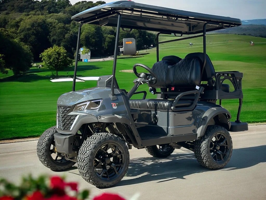 Dynamic GT4 Lithium Golf Cart, 48V AC 5KW Motor, 14-inch Aluminum Alloy Blackout Wheels
