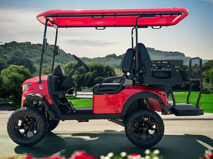 Dynamic GT4 Lithium Golf Cart, 48V AC 5KW Motor, 14-inch Aluminum Alloy Blackout Wheels