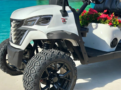 Dynamic GT4 Lithium Golf Cart, 48V AC 5KW Motor, 14-inch Aluminum Alloy Blackout Wheels