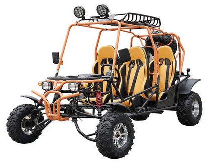 Hummer 4-Seater Buggy Go Kart, 200cc Electric Start, Automatic with Reverse, 10-inch Alloy Wheels